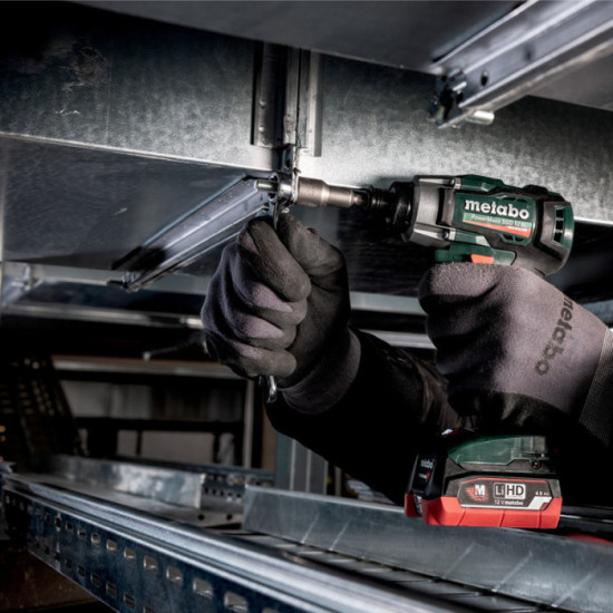 Visseuse a chocs 12V 140 nm 2X20 ah en metabox powermaxx ssd 12 bl Metabo 601115500
