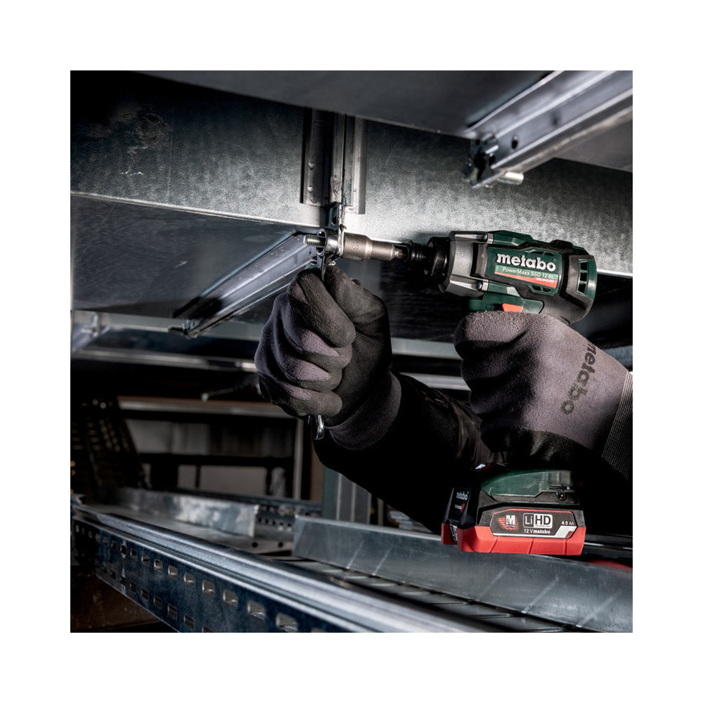 Visseuse a chocs 12V 140 nm 2X20 ah en metabox powermaxx ssd 12 bl Metabo 601115500