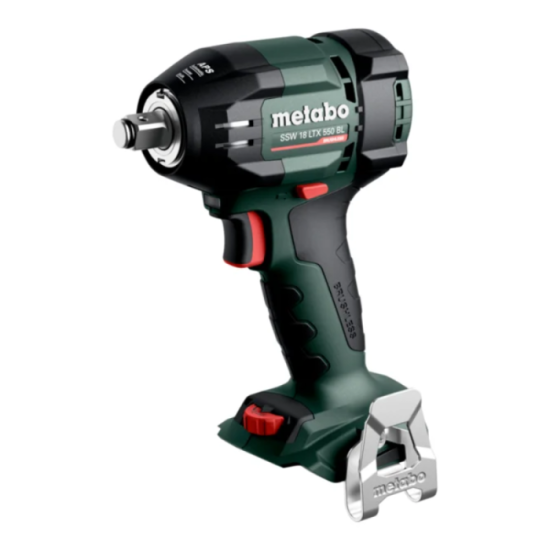 Visseuse a chocs 18V solo ssw 18 ltx 550 bl Metabo 602404850