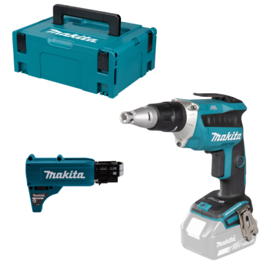 Visseuse plaque de platre 18V solo en coffret Makita DFS452ZJX2