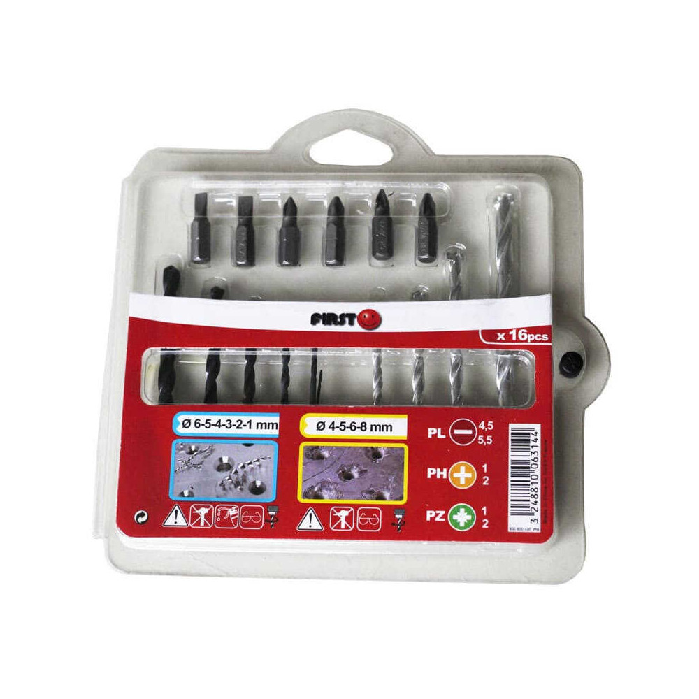 Coffret d'embouts et forets First 16 pièces Diager | ProForPro