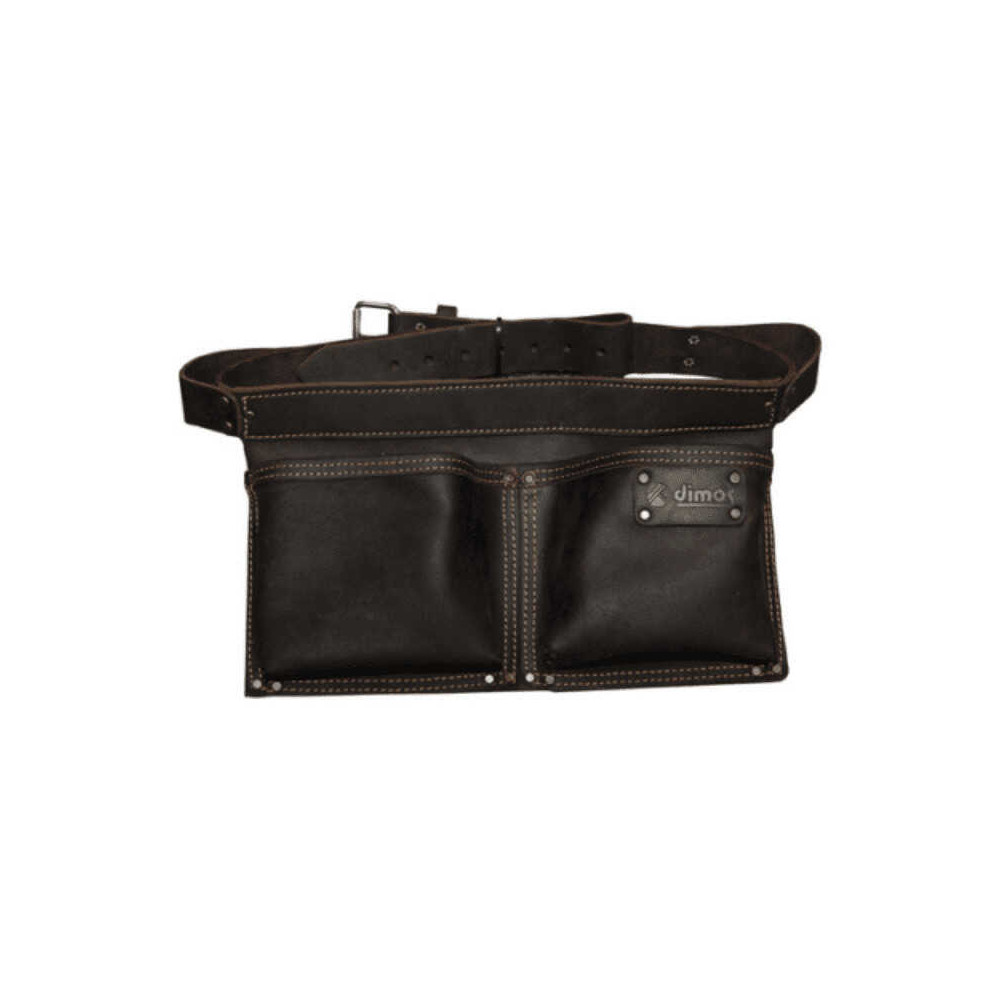 Poche à clous rectangulaire cuir avec ceinture 2 compartiments Dimos | ProForPro