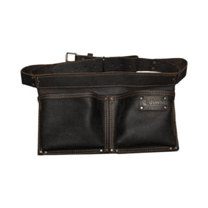 Poche à clous rectangulaire cuir avec ceinture 2 compartiments Dimos | ProForPro