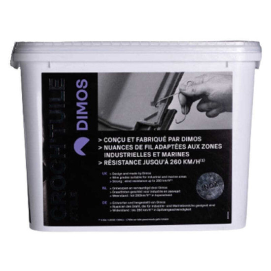 Croch'tuile X'tile inox seau de 400 pièces Dimos | ProForPro