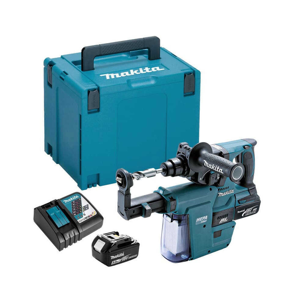 Perfo burineur sds plus 18V avec systeme DX02 Makita DHR243RTJV