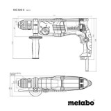 Perforateur burineur sds plus khe 2645 q quick Metabo 601711500
