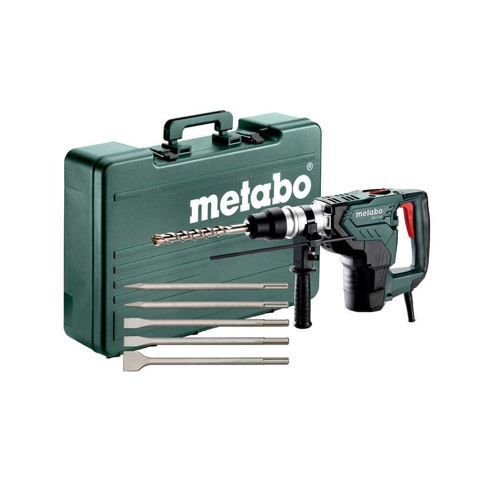 Perforateur burineur sds max 71 j 1100 w kh 5 40 en coffret et accessoires Metabo 691057000