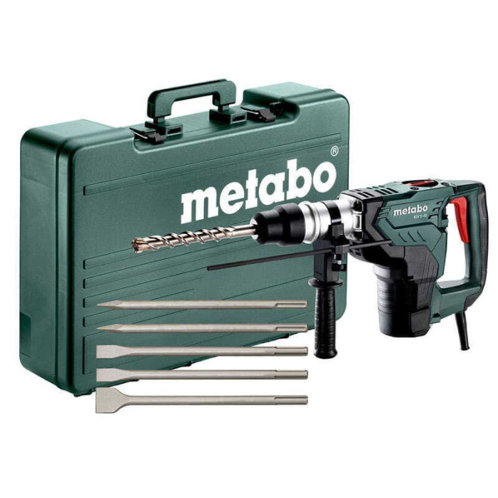 Perforateur burineur sds max 71 j 1100 w kh 5 40 en coffret et accessoires Metabo 691057000