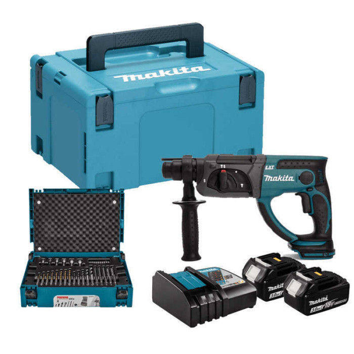 Perforateur burineur sds plus sans fil 2X30 ah Makita DHR202FJX5