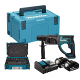 Perforateur burineur sds plus sans fil 2X30 ah Makita DHR202FJX5