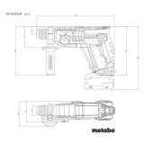 Perforateur burineur 18V kh 18 ltx 24 Metabo 601712850