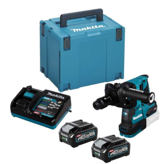 Perfo burineur 40V sds plus 29J 2X40 ah en makpac Makita HR004GM201