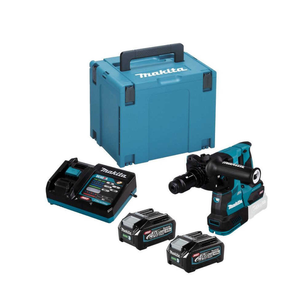 Perfo burineur 40V sds plus 29J 2X40 ah en makpac Makita HR004GM201