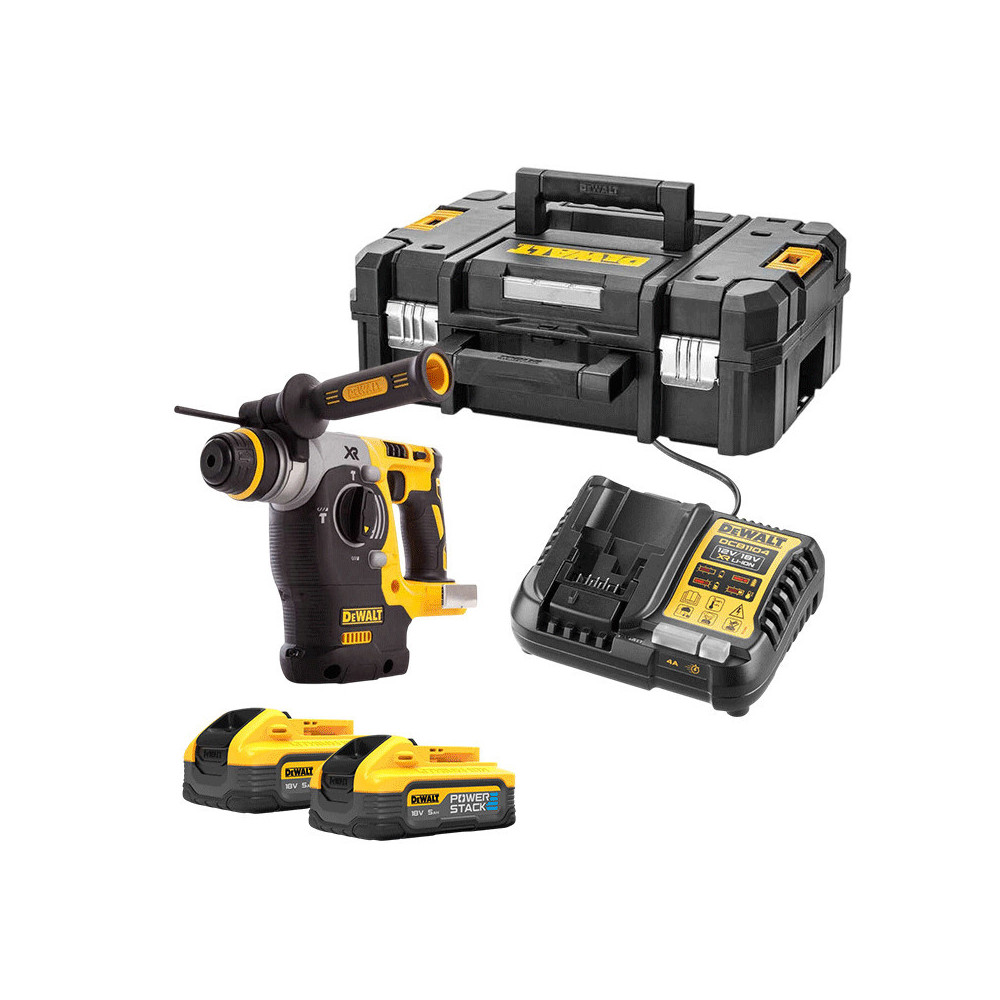 Perforateur burineur xr 18V sds plus 2X50 ah dans tstak Dewalt DCH273H2T qw