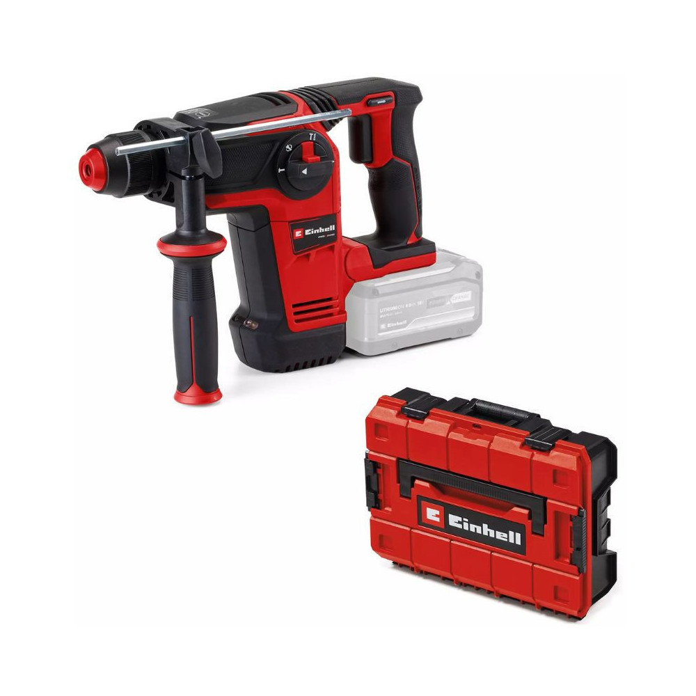 Perforateur burineur 18V tp hd 1826 li bl solo en valise Einhell 4514265