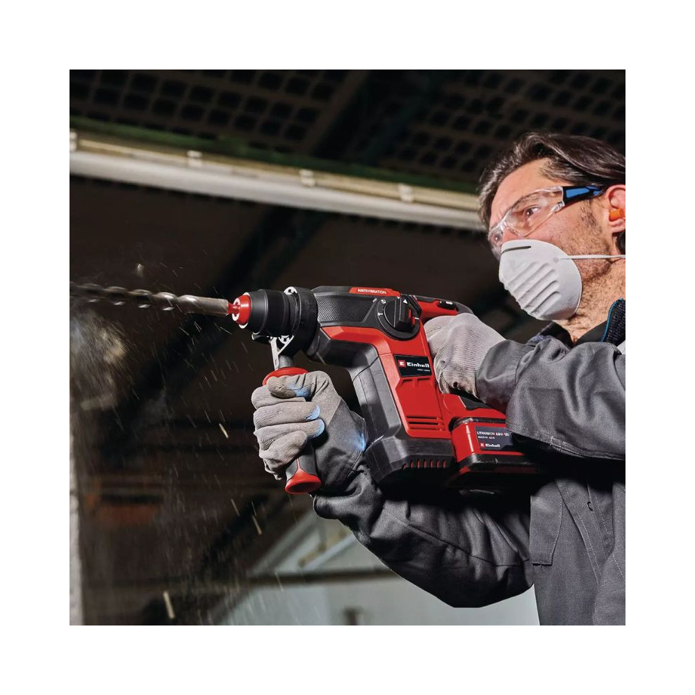 Perforateur burineur 18V tp hd 1826 li bl solo en valise Einhell 4514265