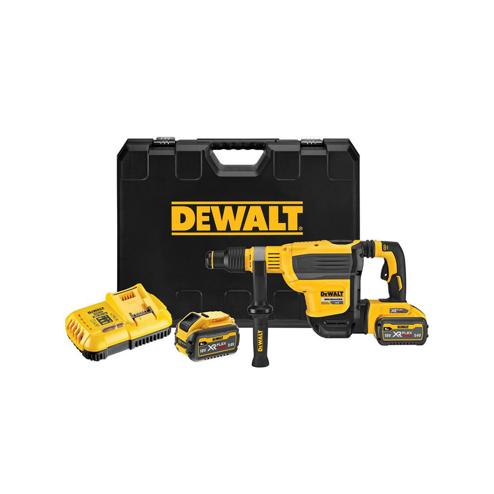 Perforateur burineur 54V 2X90 ah sds max 105J Dewalt DCH614X2 qw