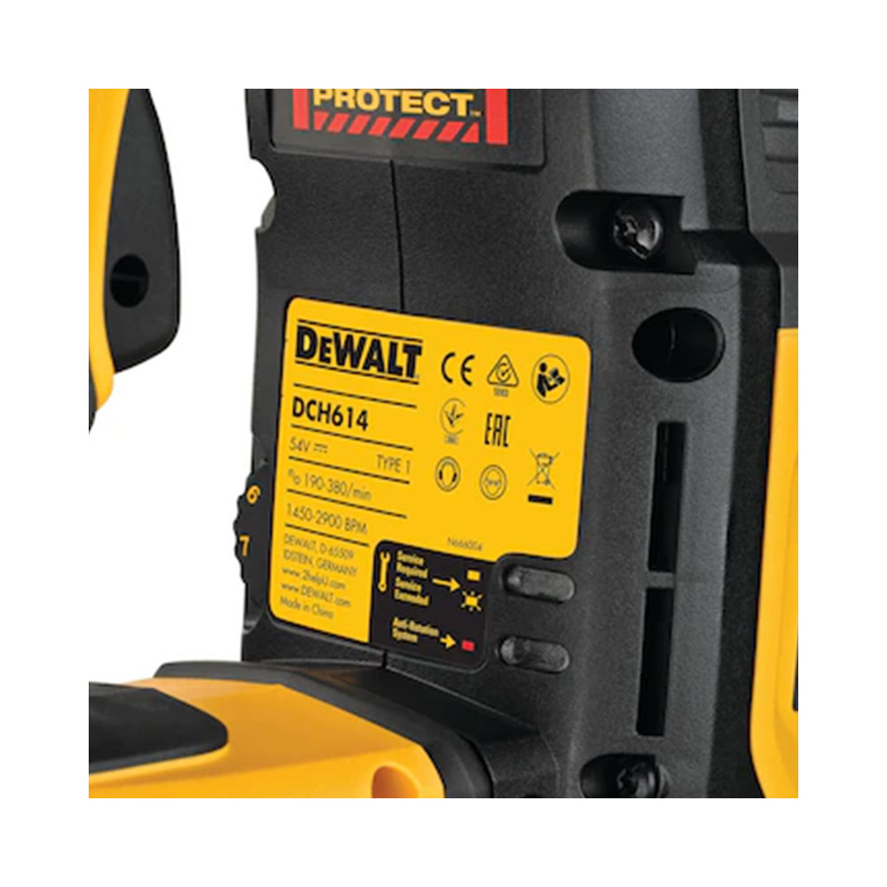 Perforateur burineur 54V 2X90 ah sds max 105J Dewalt DCH614X2 qw