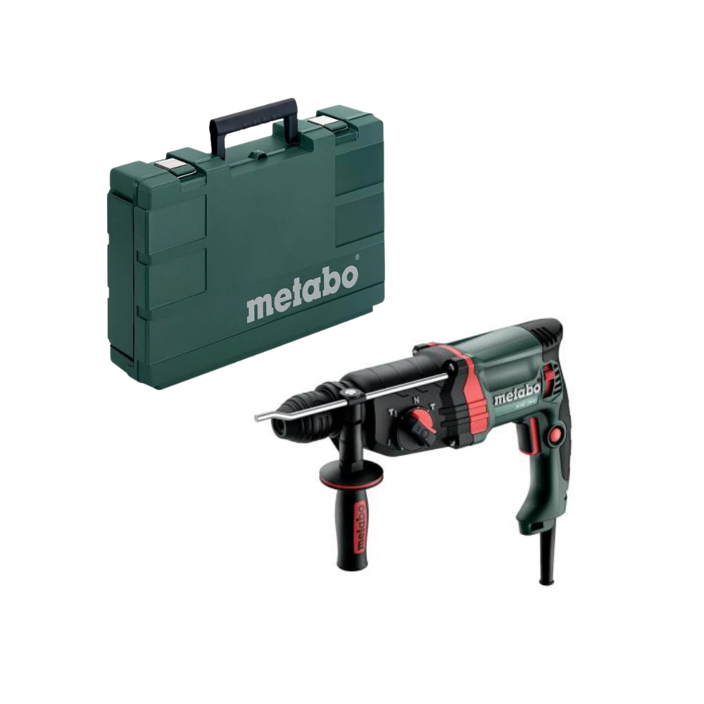 Perforateur burineur sds 800W 24J khe 2445 avec coffret Metabo 601709500