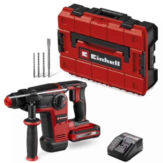 Perforateur sds plus 18V 3J 1X30AH en malette Einhell 4514274