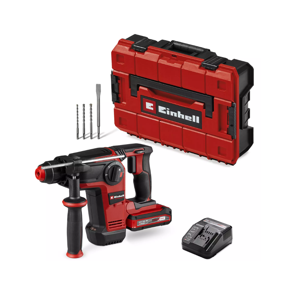 Perforateur sds plus 18V 3J 1X30AH en malette Einhell 4514274