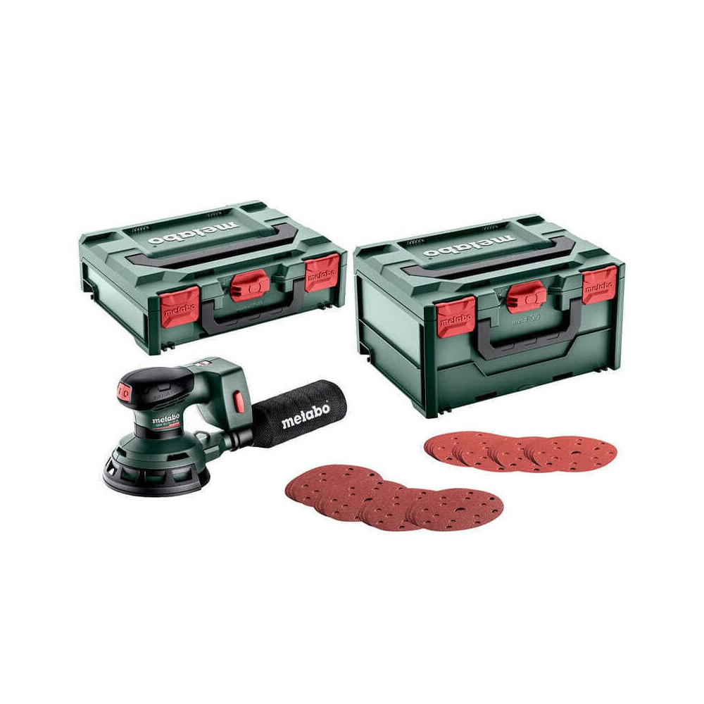 Ponceuse excentrique 18V O125 mm produit seul sxa 18 ltx 125 bl avec accessoires dans metabox Metabo 691200000