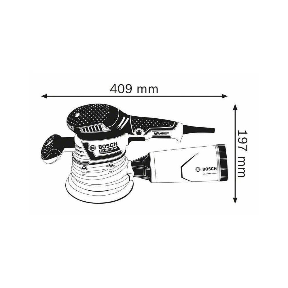 Ponceuse excentrique Bosch 060137B102