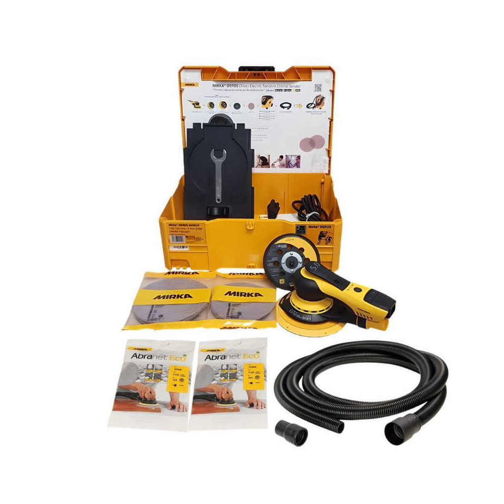 Kit ponceuse excentrique O125 150 mm 48 trous deros 5650 cv Mirka kitderos