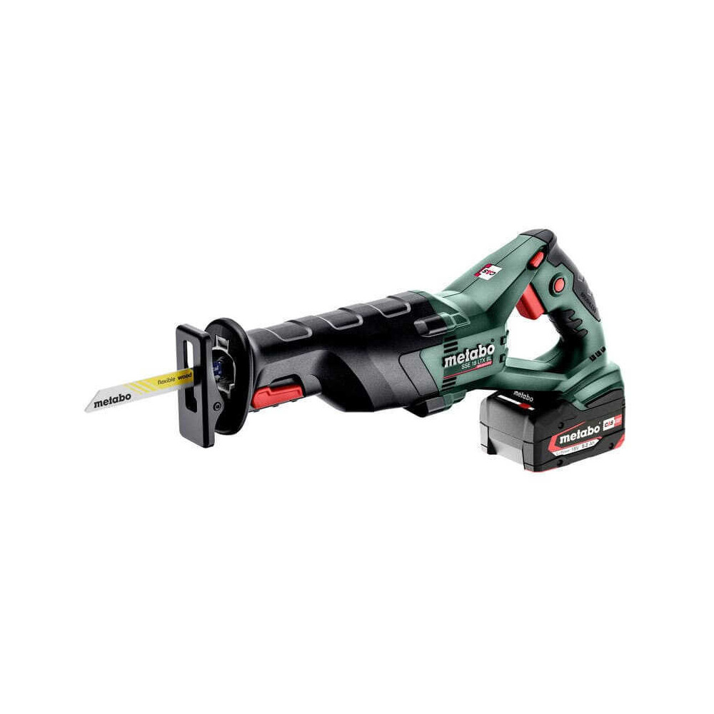 Scie sabre 18V li power 2 x 52 ah sse 18 ltx bl dans metabox Metabo 602267650