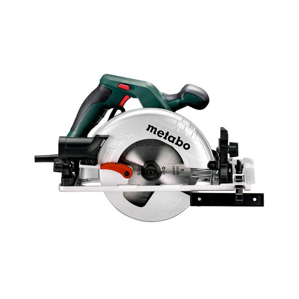 Scie circulaire electrique ks 55 fs set avec rail de guidage Metabo 691064000