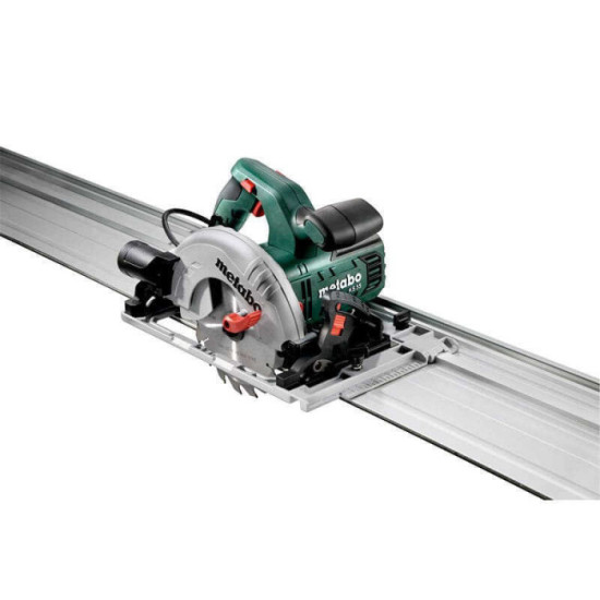 Scie circulaire electrique ks 55 fs set avec rail de guidage Metabo 691064000