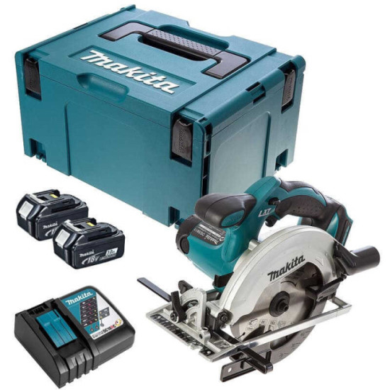 Scie circulaire 18V lxt O165 mm 2X30 ah en makpac Makita DSS611RFJ