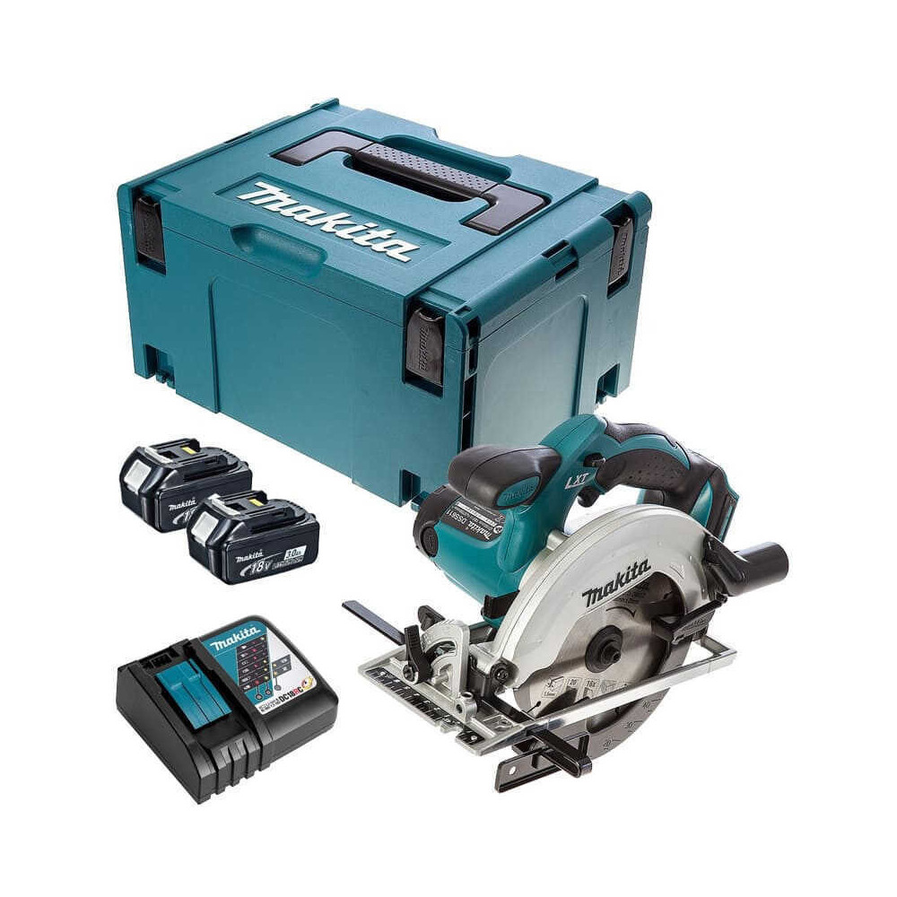 Scie circulaire 18V lxt O165 mm 2X30 ah en makpac Makita DSS611RFJ