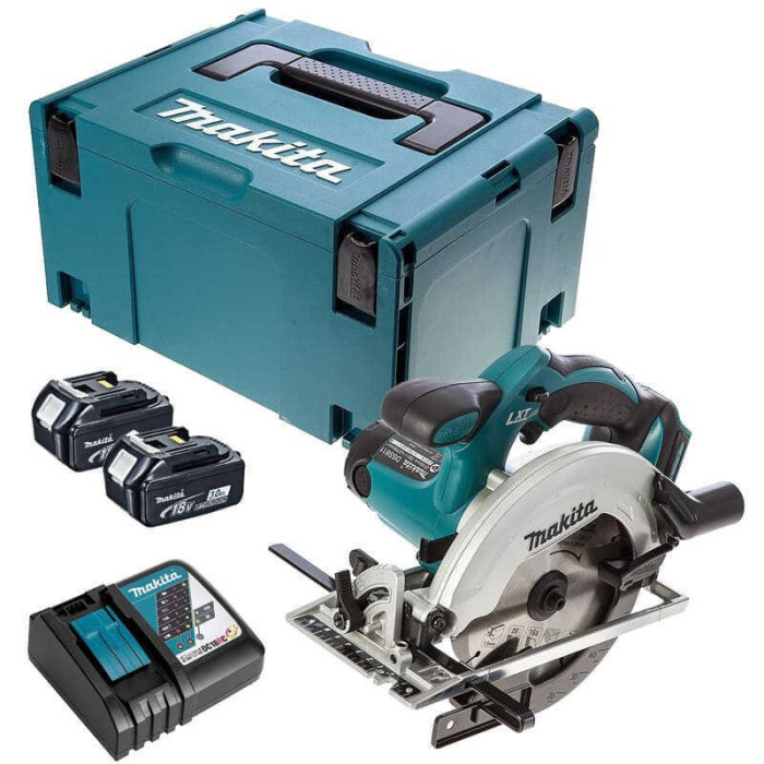 Scie circulaire 18V lxt O165 mm 2X30 ah en makpac Makita DSS611RFJ