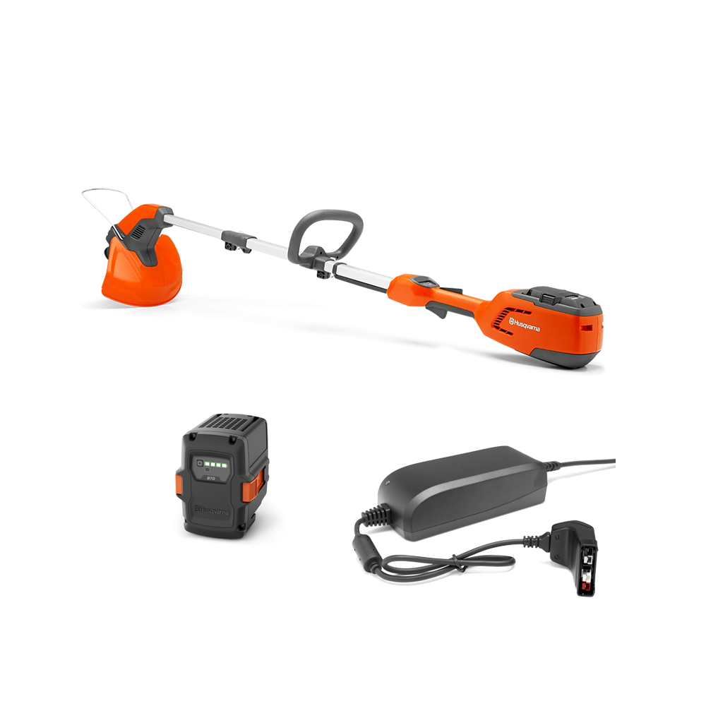 Coupe-bordure Husqvarna 115iL + batterie BLI10 + chargeur QC80