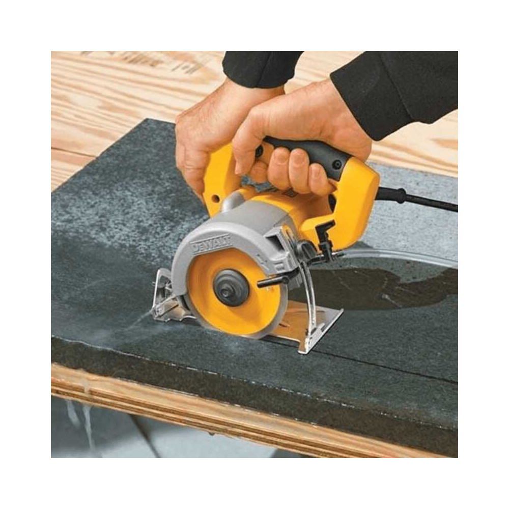 Scie circulaire filaire 1300 w 110 mm Dewalt DWC410 qs