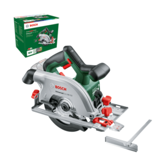 Scie circulaire 18V universalcirc 18V 53 solo Bosch 06033B1400