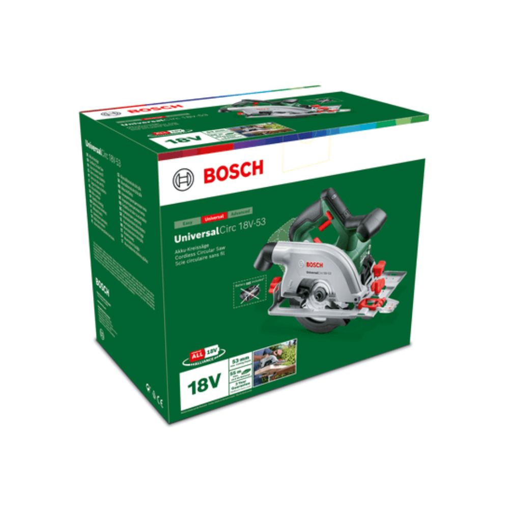 Scie circulaire 18V universalcirc 18V 53 solo Bosch 06033B1400
