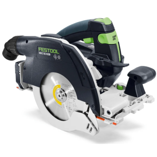 Scie circulaire 18V a capot basculant hkc 55 keb basic solo en coffret Festool 578302