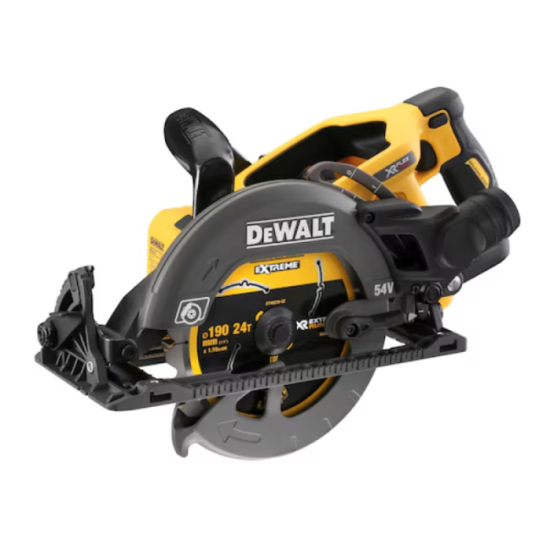 Scie circulaire 54V O190MM solo Dewalt DCS577N xj