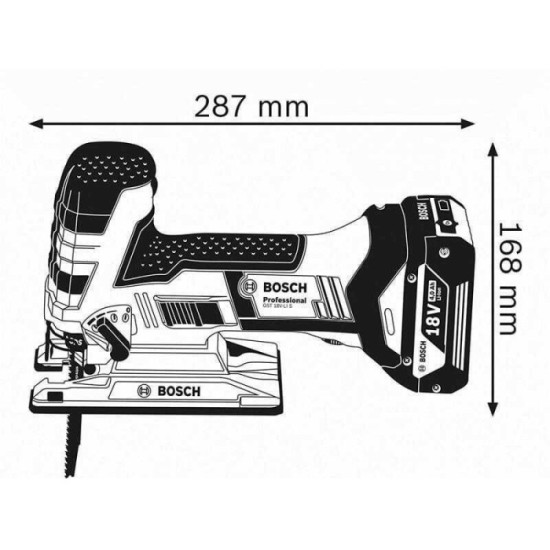 Scie sauteuse 18V gst 18 v li s Bosch 06015A5107