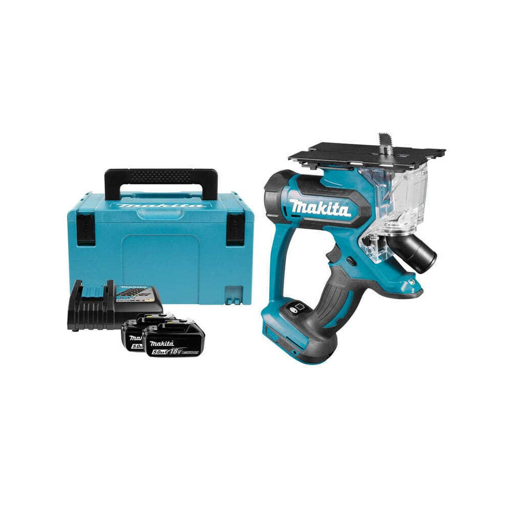 Scie plaque platre 18V lxt 5AH Makita DSD180RTJ