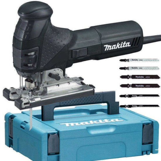 Scie sauteuse 720W noire avec 6 lames dans coffret makpac Makita 4351FCTJB