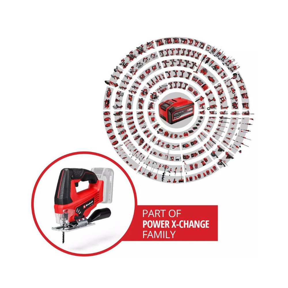 Scie sauteuse 18V tc js 18 li solo Einhell 4321209