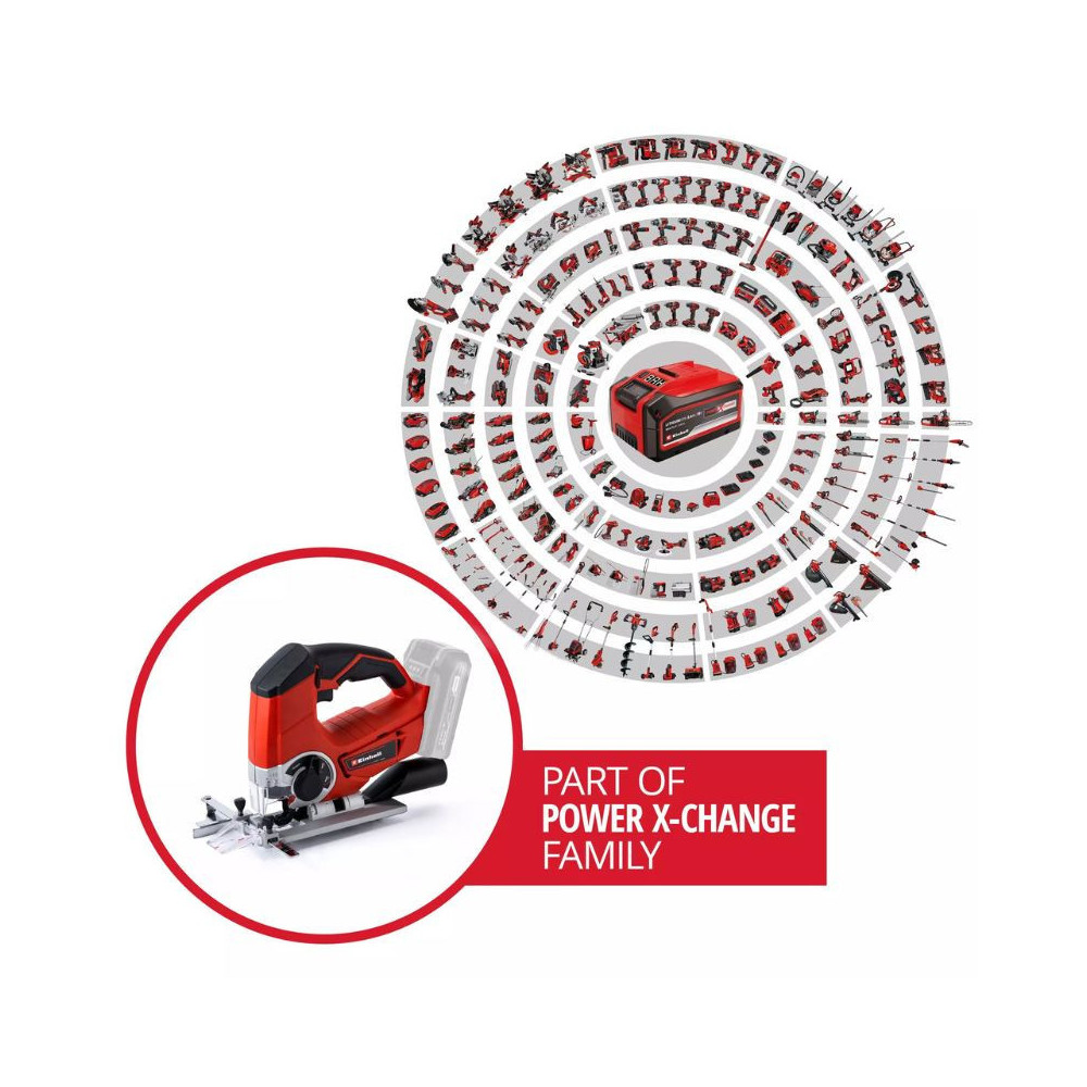 Scie sauteuse 18V te js 1880 li solo Einhell 4321200