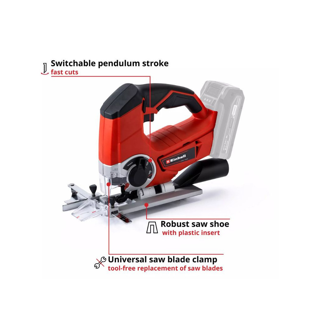 Scie sauteuse 18V te js 1880 li solo Einhell 4321200