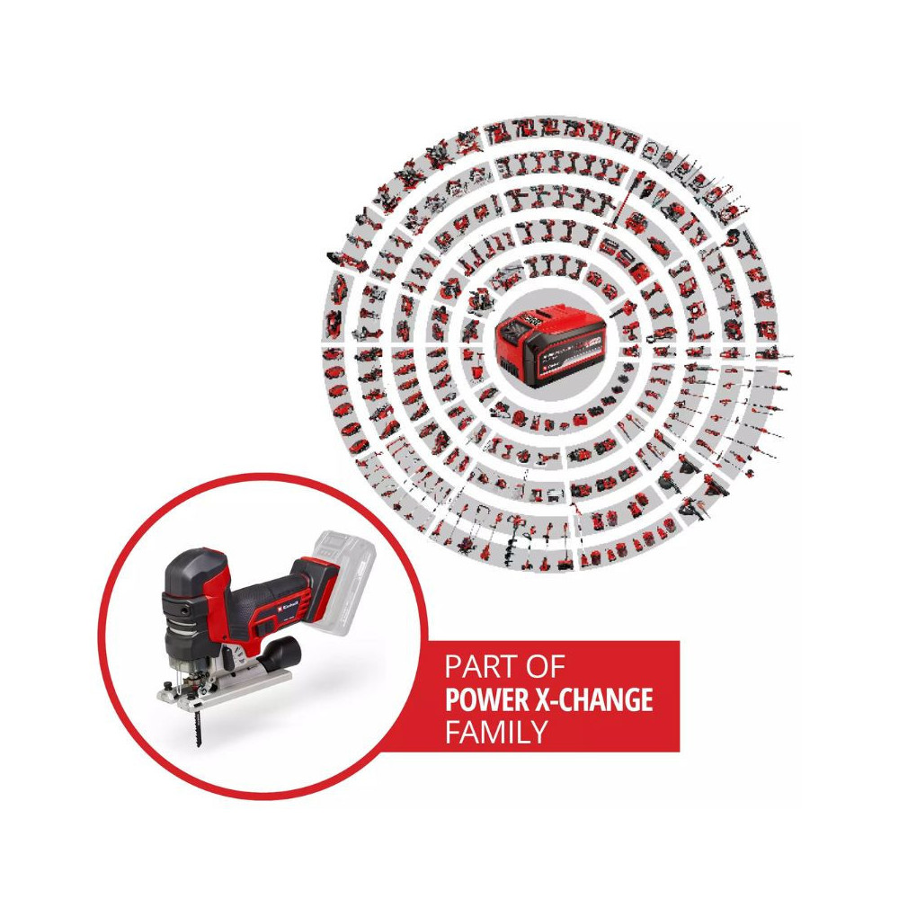 Scie sauteuse 18V solo tp jst 18135 li bl Einhell 4321265