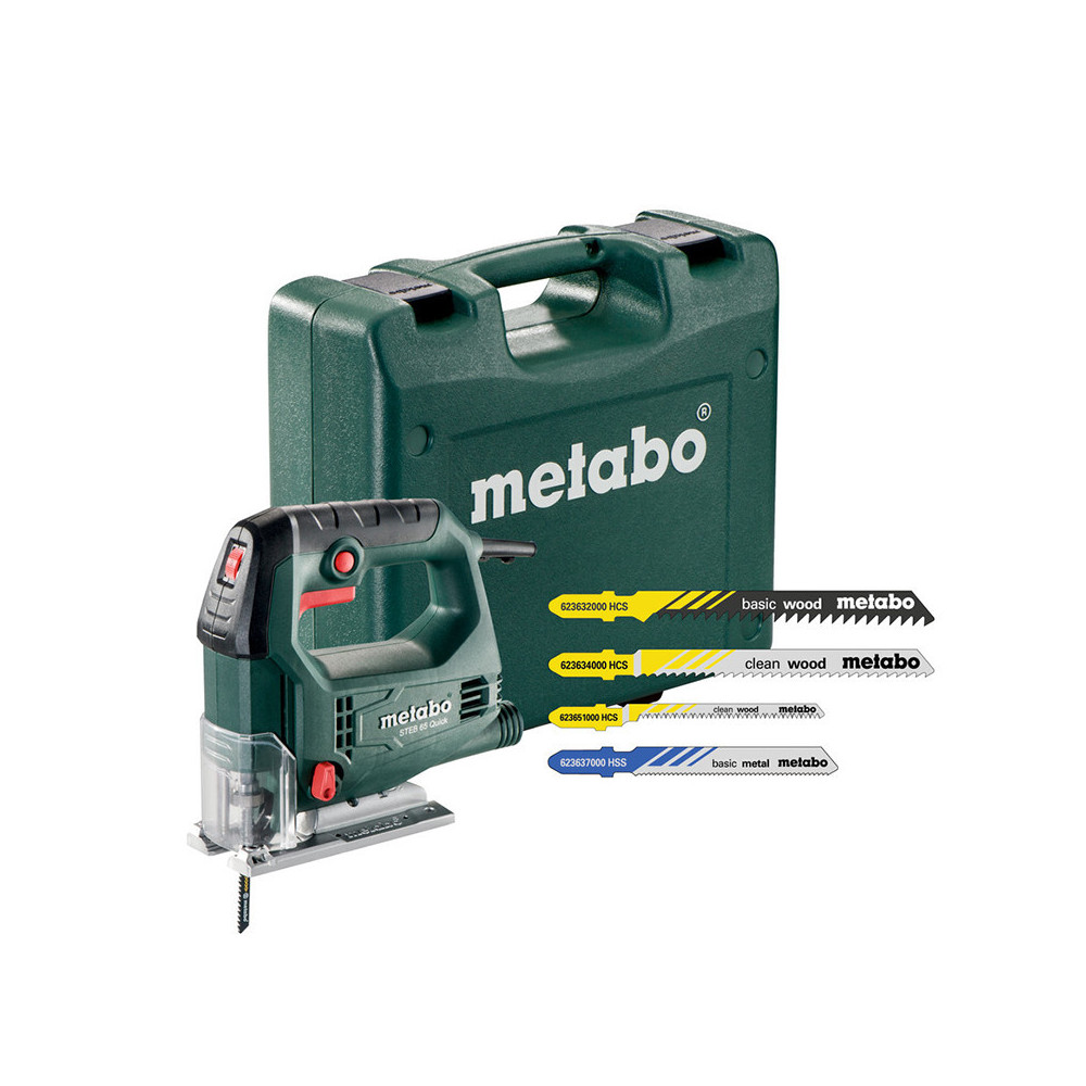Scie sauteuse 450W steb 65 quick set en coffret Metabo 690920000