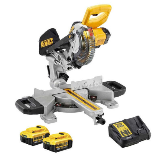 Scie a onglets radiale 18V 184MM Dewalt DCS365M2