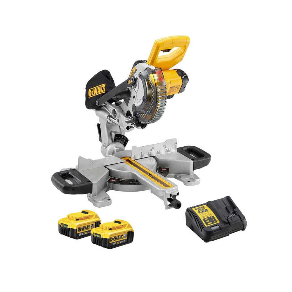 Scie a onglets radiale 18V 184MM Dewalt DCS365M2